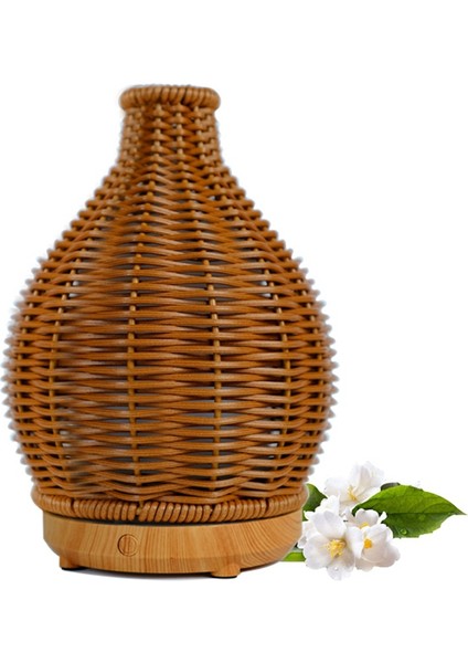 Ev Için Susuz Kapatma Koruması ile Uçucu Yağ Difüzörü Rattan Aroma Mist Nemlendiriciler Aromaterapi Difüzörler (Yurt Dışından)