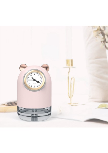 Sevimli Ayı Hava Nemlendirici Saatli Elektrikli Nemlendirici Difüzör Ev Için USB Şarjlı Oda Spreyi Mist Maker - Beyaz (Yurt Dışından) fiyatları