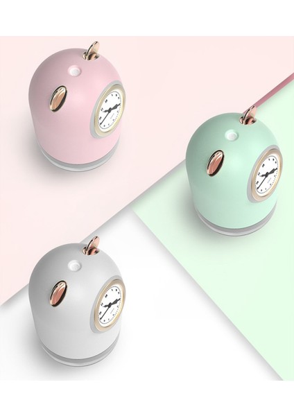 Sevimli Ayı Hava Nemlendirici Saatli Elektrikli Nemlendirici Difüzör Ev Için USB Şarjlı Oda Spreyi Mist Maker - Beyaz (Yurt Dışından) fırsatları