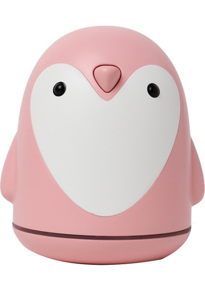 220 ml Aroma Nemlendirici Sevimli Penguen USB Hava Difüzörü Ev Ofis Araba Mist Maker Uçucu Yağ Difüzörü (Pembe) (Yurt Dışından)