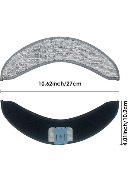 J7 + Combo Robotik Yeniden Kullanılabilir Sert Zemin Bezi Uzman Islak Mikrofiber Yumuşak Ped Için 3 Paket Paspas Pedleri Değiştirme (Yurt Dışından)