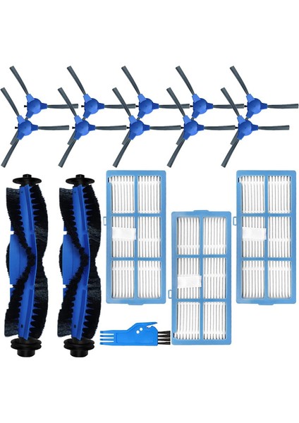 850T Robotik Süpürge Aksesuarları Için Yedek Parçalar Rulo Fırça Yan Fırça Hepa Filtreleri (Yurt Dışından)