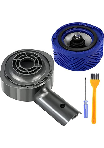 Motor Arka Kapak Arka Kapak ve Filtre Değiştirme V6 DC58 DC59 DC61 DC62 DC74 Elektrikli Süpürge Aksesuarları (Yurt Dışından)