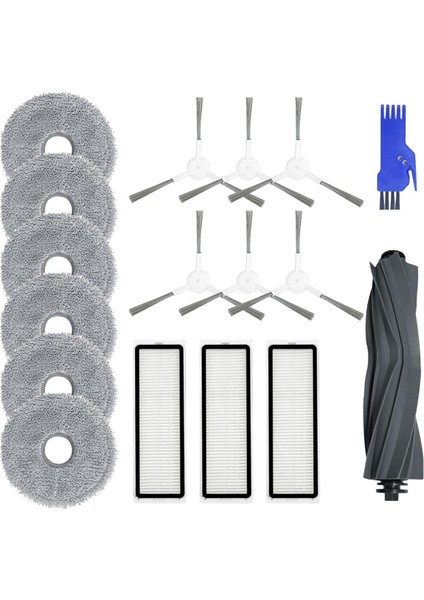 L10S ULTRA/L10 Ultra/ X10 Plus Için, L10S Pro Için Ana Yan Fırça Hepa Filtreler Mop Bezi Yedek Parçaları (Yurt Dışından)