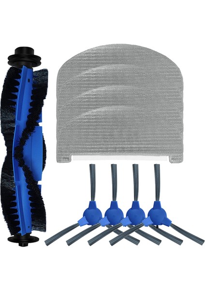 G40/G40 Hibrit Ana Silindir Fırça Yan Fırça Paspas Bezleri Yedek Parça Aksesuarları Değiştirme-9pcs (Yurt Dışından)