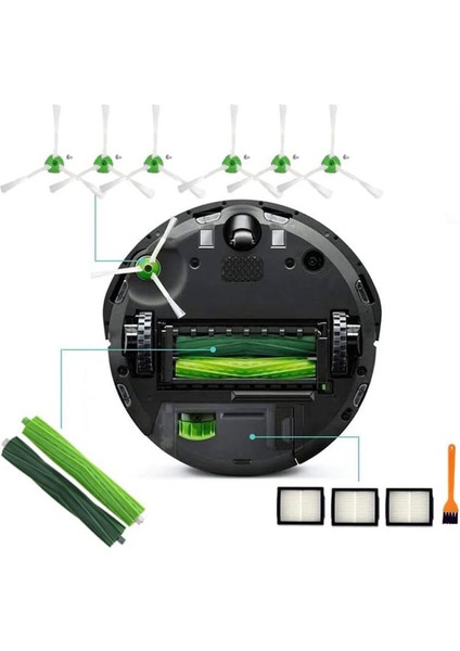 I1- I7+ I8 I8+J7 /plus E5 E6 E7 I, E & J Serisi Aksesuarları Için Elektrikli Süpürge Yedek Parçaları (Yurt Dışından)