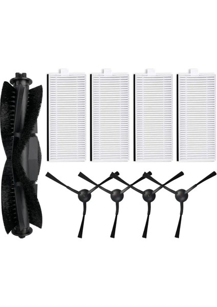 Ionvac Optimax Lazer Optik Robovac Yedek Parça Aksesuarları Ana Yan Fırça Hepa Filtre Için (Yurt Dışından)