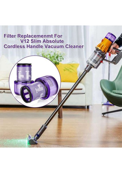V12 Detect Slim, V12 Slim Elektrikli Süpürgeler ile Uyumlu V12 Filtresi, Parça 971517-01 ile Karşılaştırın (Yurt Dışından)