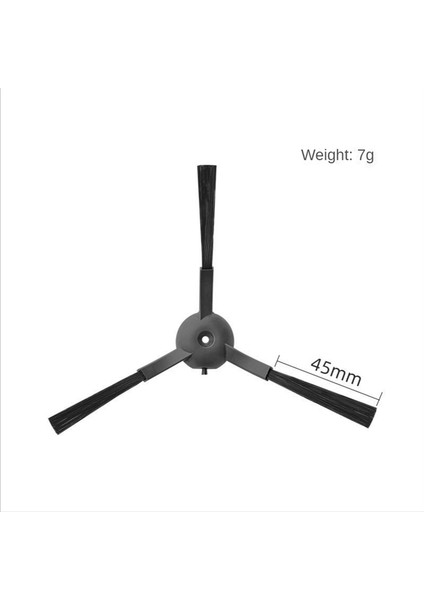 Aksesuarları Qihoo 360 S10 X100 Max Robotlu Süpürge Yedek Paspas Bezi Yan Fırça Yedek Parçalar (Yurt Dışından)