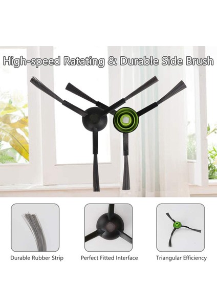 Ozmo T8 Vakum Süpürme Robotu Için Ana Fırça Yan Fırça Filtre Bezi Yedek Parçaları (Yurt Dışından)