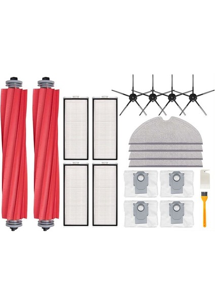 Max, Max+, Plus,t8 Elektrikli Süpürge Yedek Parçaları Ana Yan Fırça Hepa Filtre Mop Bezi Toz Torbası (Yurt Dışından)