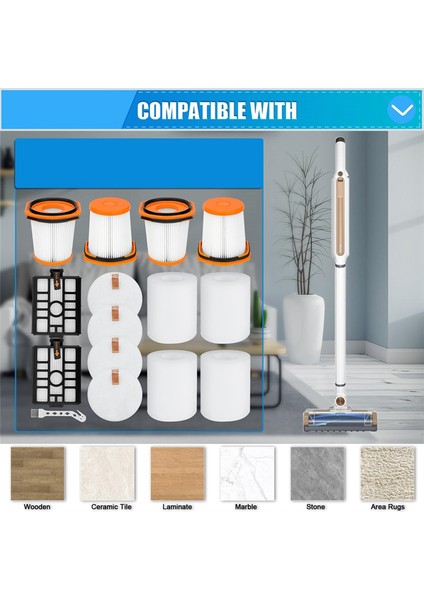 WS642AE Wandvac Sistemi Için Filtre Ultra Güçlü Kablosuz Elektrikli Süpürge Yedek Parçaları (Yurt Dışından) fırsatları