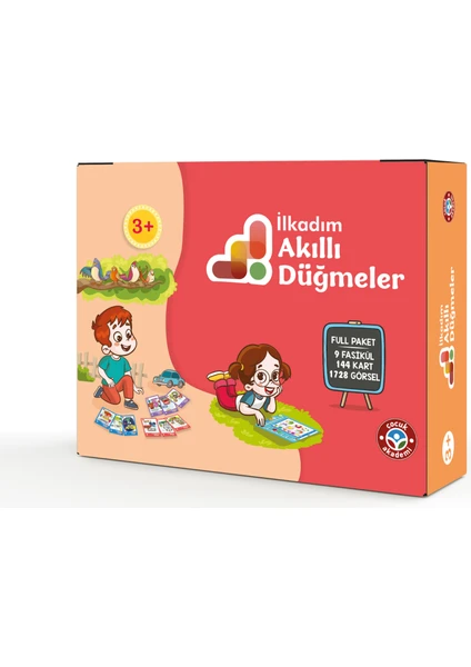 İlkadım Akıllı Düğmeler Full Paket 3 Yaş