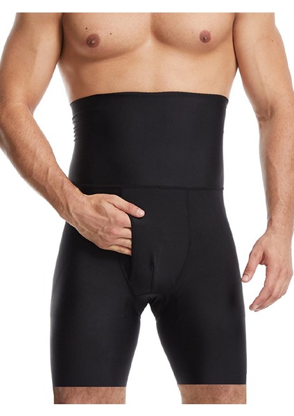 Toparlayıcı Dikişsiz S/M-L/XL-2XL Beden Yüksek Bel Erkek Duble Boxer Korse