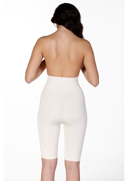 Yüksek Bel Uzun Toparlayıcı Paçalı Kadın Korse Ten indirimleri