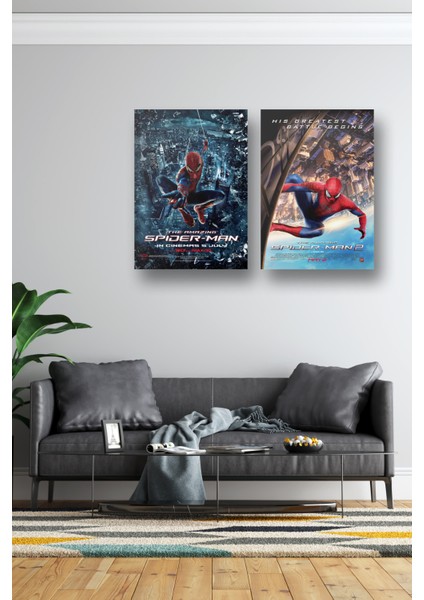 2li Set The Amazing Spider-man Posterleri & inanılmaz örümcek Adam Posterleri Mlknkm1