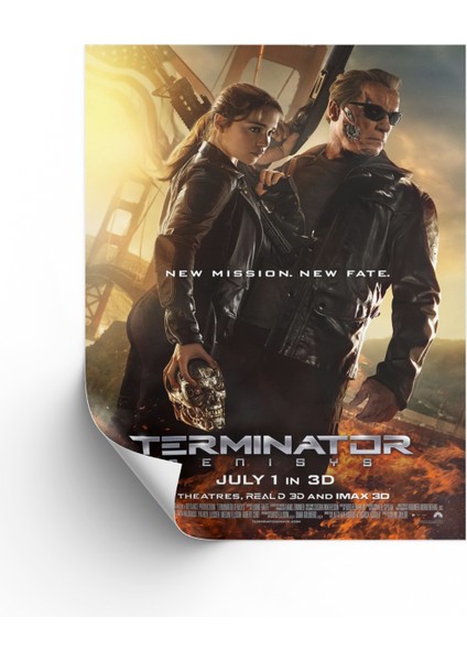 Terminatör 5 Posteri & Terminatör Genisys Poster & Terminator Poster & Film Posteri Dfknkm1