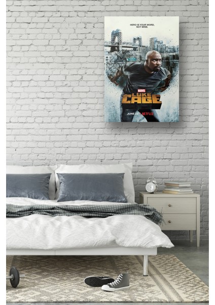 Luke Cage Posteri & Luke Cage Afişi Posteri & Luke Cage Dizi Posteri & Marvel Poster Mlknkm1