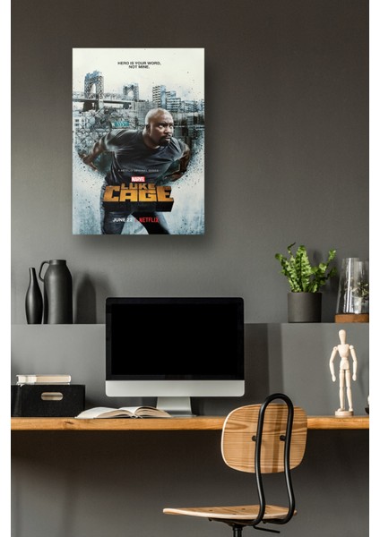 Luke Cage Posteri & Luke Cage Afişi Posteri & Luke Cage Dizi Posteri & Marvel Poster Mlknkm1