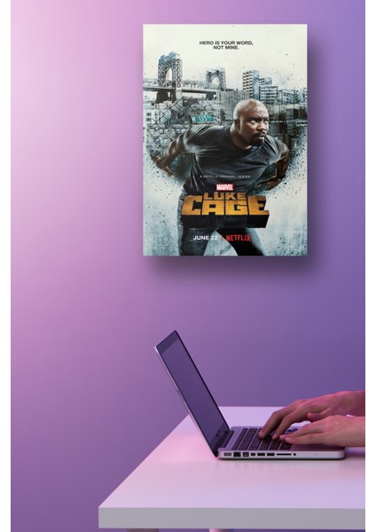 Luke Cage Posteri & Luke Cage Afişi Posteri & Luke Cage Dizi Posteri & Marvel Poster Mlknkm1