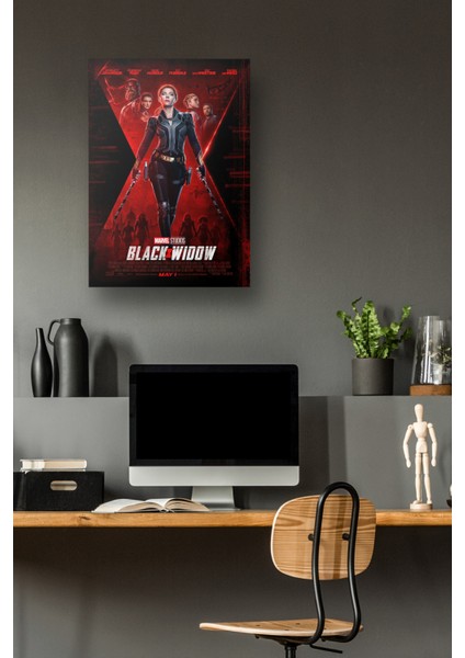 Black Widow Posteri & Black Widow Afişi & Black Widow Film Posteri & Marvel Poster Mlknkm1