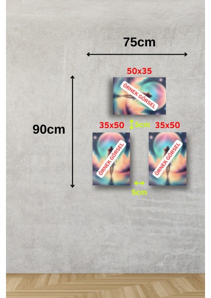 3'lü Set Antik Mısır Posterleri & Dekoratif Duvar Posterleri & Dekoratif Posterler Sdnkm1