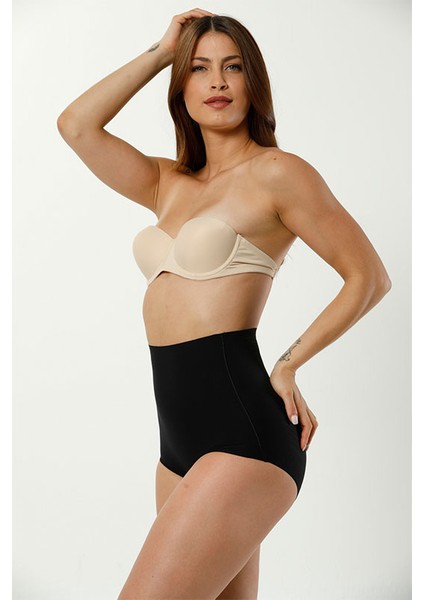 Lazer Kesim 2 Beden İncelten S-M-L-XL-2XL Beden Kadın Hayalet Slip Dikişsiz Korse