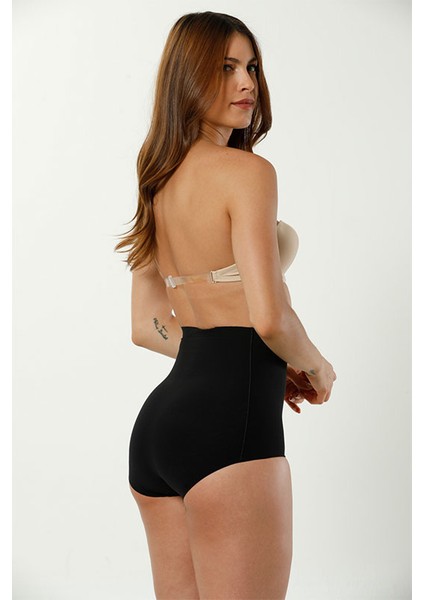 Lazer Kesim 2 Beden İncelten S-M-L-XL-2XL Beden Kadın Hayalet Slip Dikişsiz Korse