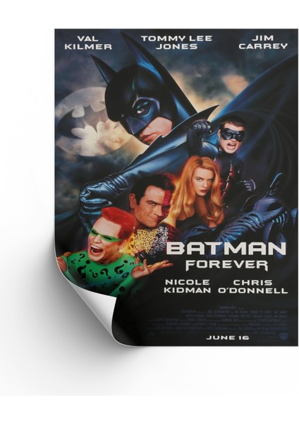 Batman Daima Posteri (1995) & Batman Forever Poster & Batman Posteri & Film Posteri Dcknkm1