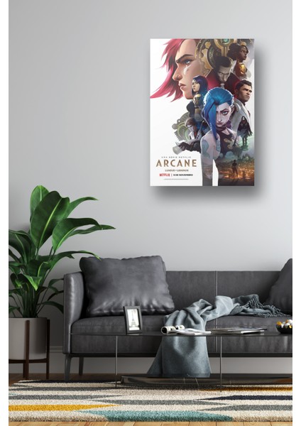 Arcane Posteri & Arcane Afişi Posteri & Arcane League of Legends Poster Dfknkm1