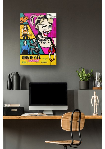 Harley Quinn Birds Of Prey Posteri & Yırtıcı Kuşlar Poster & Birds Of Prey Afiş Dcknkm1