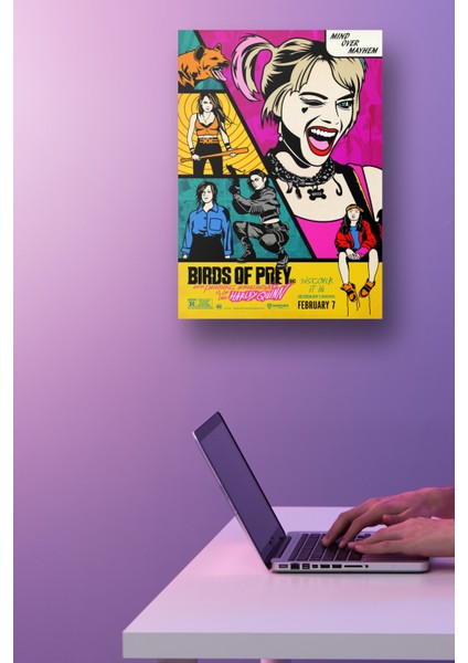 Harley Quinn Birds Of Prey Posteri & Yırtıcı Kuşlar Poster & Birds Of Prey Afiş Dcknkm1