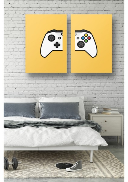 2'li Set xbox Posterleri & Gamer Posterleri & Gaming Posterleri & Oyun Posterleri Gknkm1