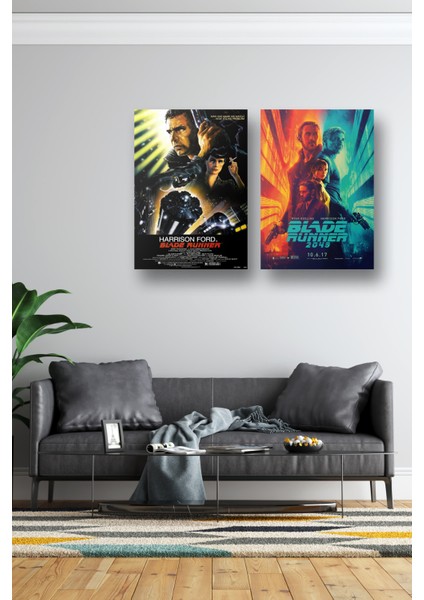 2'li Set Blade Runner Posterleri & Setli Blade Runner Afişleri & Film Posterleri Dfknkm1