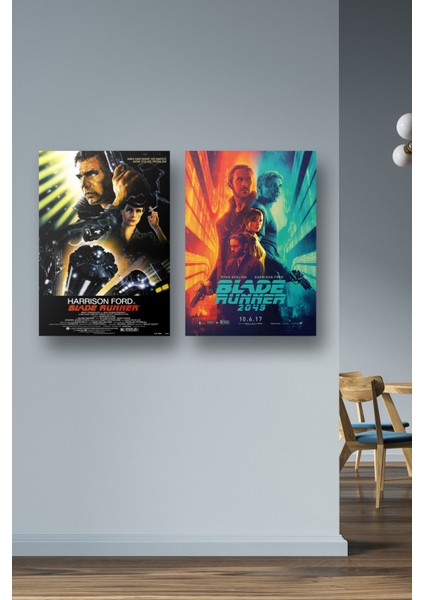 2'li Set Blade Runner Posterleri & Setli Blade Runner Afişleri & Film Posterleri Dfknkm1