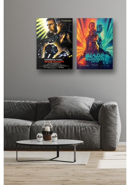 2'li Set Blade Runner Posterleri & Setli Blade Runner Afişleri & Film Posterleri Dfknkm1