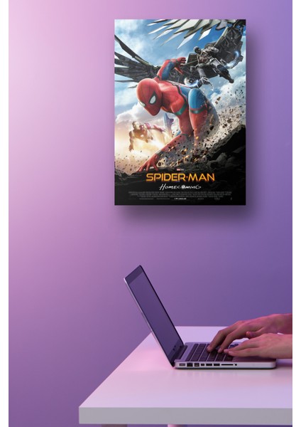 Örümcek Adam Eve Dönüş Posteri & Spider Man Homecoming Posteri & Spiderman Afiş Mlknkm1