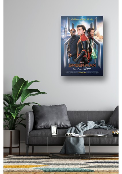 Örümcek Adam Evden Uzakta Posteri & Spider Man Far From Home Poster & Marvel Poster Mlknkm1