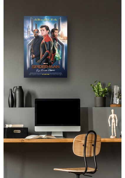 Örümcek Adam Evden Uzakta Posteri & Spider Man Far From Home Poster & Marvel Poster Mlknkm1