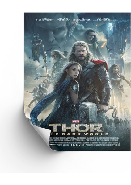 Thor 2 Posteri & Thor The Dark World Posteri & Thor Karanlık Dünya Poster Thor Posteri Mlknkm1