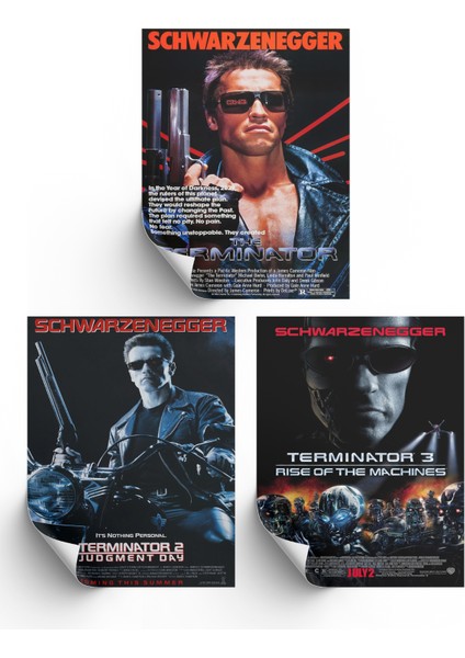 3lü Terminatör Posterleri & Terminatör Afişleri & Terminator Posterler Film Posterleri Dfknkm1