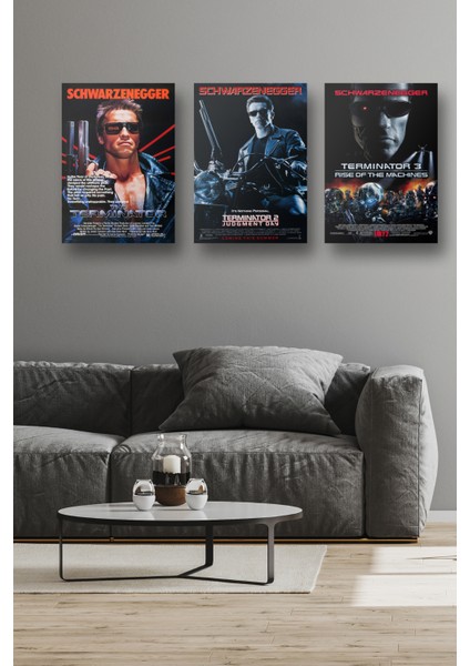 3lü Terminatör Posterleri & Terminatör Afişleri & Terminator Posterler Film Posterleri Dfknkm1