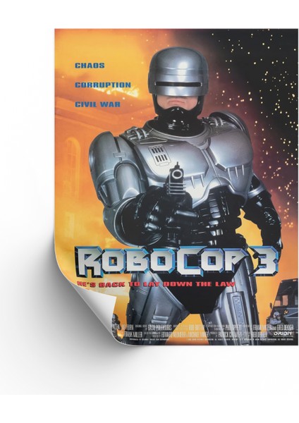 Robocop 3 Afişi Poster & Robocop 3 Posteri & Robocop Film Posteri Dfknkm1