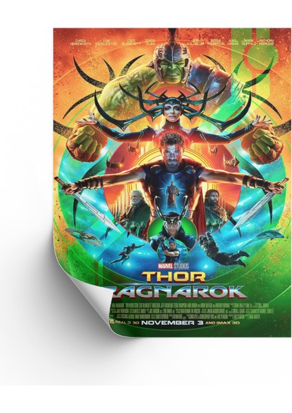 Thor 3 Posteri & Thor Ragnarok Posteri & Thor Ragnarok Afişi Posteri & Marvel Poster Mlknkm1