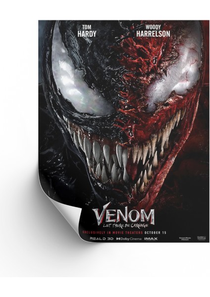 Venom 2 Poster & Venom Zehirli Öfke 2 Poster & Venom 2 Let There Be Carnage Poster Mlknkm1