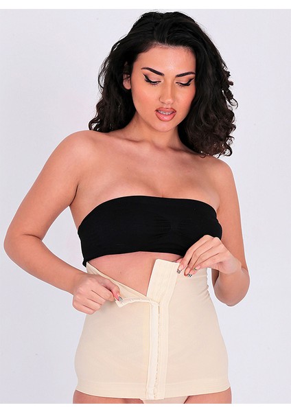 Ten Ağraflı Seamless Kadın Ayarlanabilir Bel Korsesi