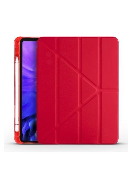 iPad Air 10.9 2020 Kılıf Kalem Bölmeli Standlı Smart Cover