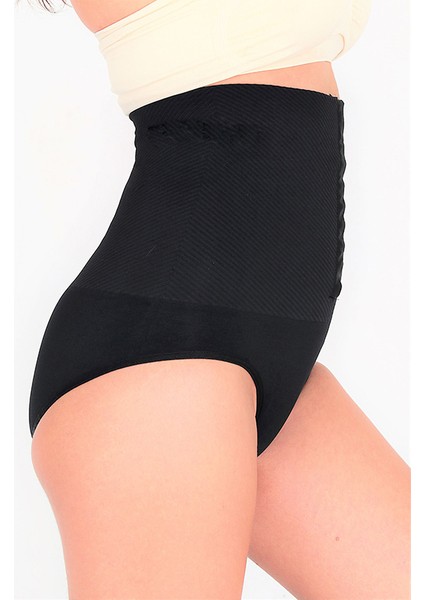 Ayarlanabilir Ağraflı S-M-L-XL-2XL Beden Yüksek Bel Kadın Slip Korse