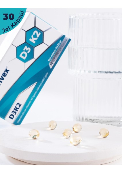 D3 - K2 30 Yumuşak Kapsül