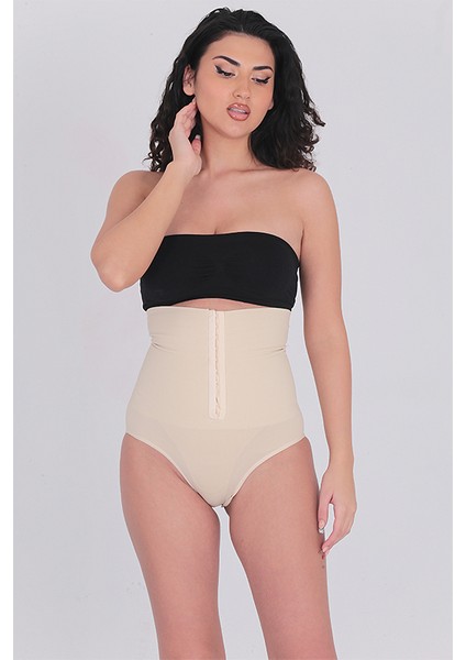 Ayarlanabilir Ağraflı S-M-L-XL-2XL Beden Yüksek Bel Kadın Slip Korse